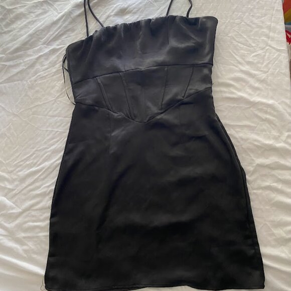 Princess Polly SARAH CORSET MINI DRESS BLACK - Picture 3 of 4